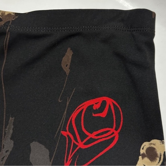 Vintage 90s BCBGMaxAzria Black Floral Maxi Skirt Women’s Size Large Spring Luxe - Picture 7 of 10